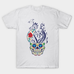 Skull of Abstract #7 T-Shirt